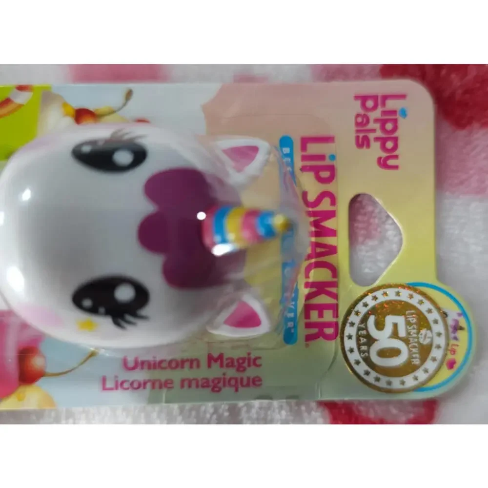NEW Lip Smacker Lippy Pals Unicorn Flavored Moisturizing Smoothing Soft Shine